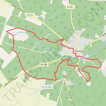 Itinéraire La Grange- Circuit non Boueux20Km_1, distance, dénivelé, altitude, carte, profil, trace GPS