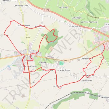 Itinéraire 4 - trail_agnelet_17_kms, distance, dénivelé, altitude, carte, profil, trace GPS