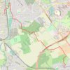 Itinéraire Peltre_Metz-Sablon, distance, dénivelé, altitude, carte, profil, trace GPS