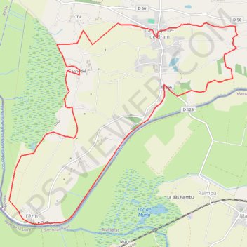 Itinéraire Circuit des rivières et des marais - La Chapelle-de-Brain, distance, dénivelé, altitude, carte, profil, trace GPS