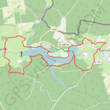 Itinéraire Autour du Val Joly - Eppe-Sauvage, distance, dénivelé, altitude, carte, profil, trace GPS