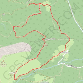 Itinéraire LE BELLAJOUX, distance, dénivelé, altitude, carte, profil, trace GPS