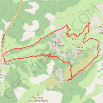 Itinéraire PIED_SEYNE-9-le villar-montagne des tétes -19.6 km 1124 m d+, distance, dénivelé, altitude, carte, profil, trace GPS