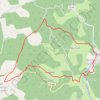 Itinéraire Blanquefort, un château-sur-la Briolance - Pays de la vallée du Lot, distance, dénivelé, altitude, carte, profil, trace GPS
