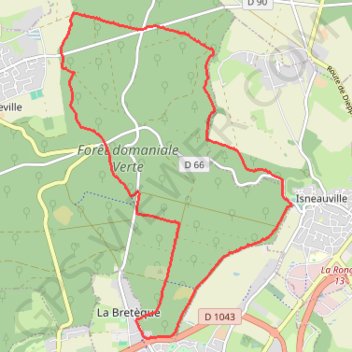 Itinéraire La Breteque, distance, dénivelé, altitude, carte, profil, trace GPS