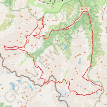 Itinéraire parcours_2077915 2, distance, dénivelé, altitude, carte, profil, trace GPS