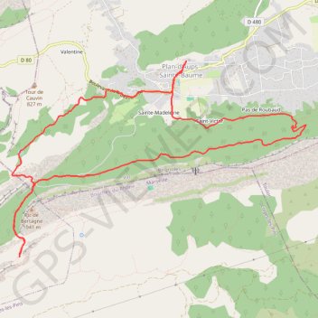Itinéraire Vallon des Betons, distance, dénivelé, altitude, carte, profil, trace GPS