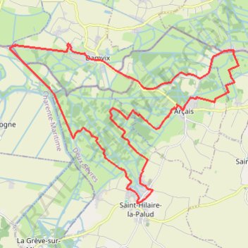 Itinéraire Circuit 4 - Découverte du Marais sauvage, distance, dénivelé, altitude, carte, profil, trace GPS