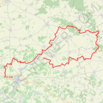 Itinéraire Gravel Samedi, distance, dénivelé, altitude, carte, profil, trace GPS