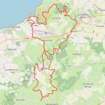 Itinéraire Rando des sorciers - Le Theil, distance, dénivelé, altitude, carte, profil, trace GPS