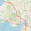 Itinéraire TT22 Jo10 M8/06 : Aberystwyth à Cheddar, distance, dénivelé, altitude, carte, profil, trace GPS