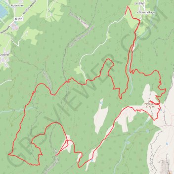 Itinéraire Chartreuse-Petit Som et les six cols, distance, dénivelé, altitude, carte, profil, trace GPS