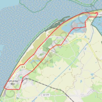 Itinéraire Le hourdel cayeux, distance, dénivelé, altitude, carte, profil, trace GPS