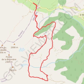 Itinéraire Les Crêtes de Plachaux - le Cornet, distance, dénivelé, altitude, carte, profil, trace GPS