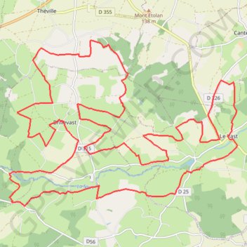 Itinéraire 35km, distance, dénivelé, altitude, carte, profil, trace GPS