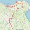 Itinéraire J1 - Trace Gros mollets VFinale, distance, dénivelé, altitude, carte, profil, trace GPS