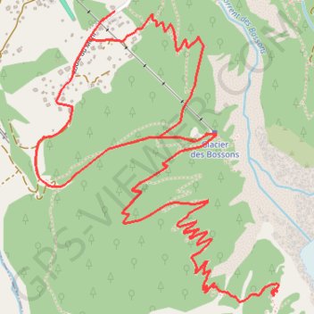 Itinéraire 74 chamonix 3, distance, dénivelé, altitude, carte, profil, trace GPS