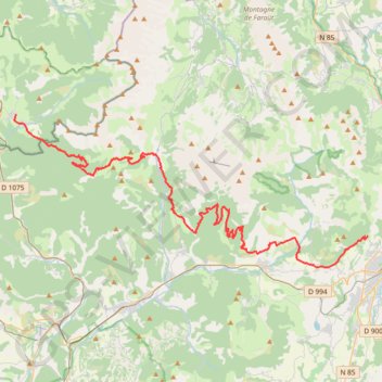 Itinéraire Les chemins du soleil, distance, dénivelé, altitude, carte, profil, trace GPS