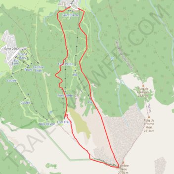 Itinéraire cambredaze, distance, dénivelé, altitude, carte, profil, trace GPS