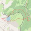 Itinéraire Lac d'Estaens depuis le Sansannet, distance, dénivelé, altitude, carte, profil, trace GPS