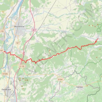 Itinéraire GR429 Randonnée de Dieulefit (Drôme) à Viviers (Ardèche), distance, dénivelé, altitude, carte, profil, trace GPS