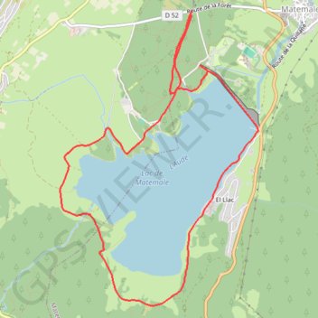 Itinéraire Lac de Matemale, distance, dénivelé, altitude, carte, profil, trace GPS