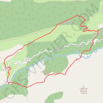 Itinéraire Charamel du mas, distance, dénivelé, altitude, carte, profil, trace GPS