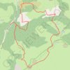 Itinéraire Du Pré de Chaudi à la Tête du Pommier, distance, dénivelé, altitude, carte, profil, trace GPS