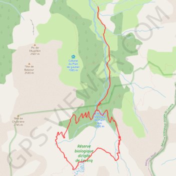 Itinéraire Export_37 Les Eaux Tortes, distance, dénivelé, altitude, carte, profil, trace GPS