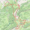 Itinéraire La Jougnena, Métabief, Jougne, Ballaigues, Vallorbe, distance, dénivelé, altitude, carte, profil, trace GPS