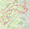 Itinéraire 2019-04-17 ST-Rouillon-Pruillé-Etival, distance, dénivelé, altitude, carte, profil, trace GPS