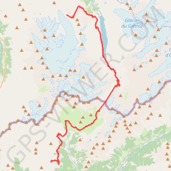 Itinéraire Tour des combins J2, distance, dénivelé, altitude, carte, profil, trace GPS