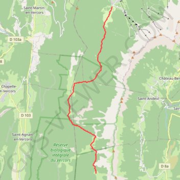 Itinéraire 1 HtsPlateaux Jasse du Play, distance, dénivelé, altitude, carte, profil, trace GPS
