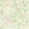 Itinéraire Lanta par Caraman, distance, dénivelé, altitude, carte, profil, trace GPS