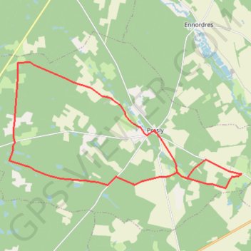 Itinéraire Champigny, distance, dénivelé, altitude, carte, profil, trace GPS