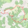 Itinéraire Combret Sud Aveyron, distance, dénivelé, altitude, carte, profil, trace GPS