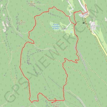 Itinéraire La Charvaz depuis Grumeau (Ontex), distance, dénivelé, altitude, carte, profil, trace GPS