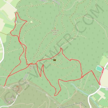 Itinéraire Les collines de Cleebourg, distance, dénivelé, altitude, carte, profil, trace GPS