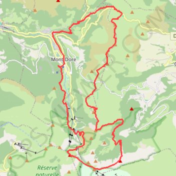 Itinéraire 34km-R, distance, dénivelé, altitude, carte, profil, trace GPS