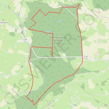 Itinéraire De la Champagne Conlinoise - Forêt domaniale de la Petite Charnie, distance, dénivelé, altitude, carte, profil, trace GPS