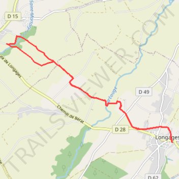 Itinéraire visugpx_o3ZUAhk4CS_1, distance, dénivelé, altitude, carte, profil, trace GPS