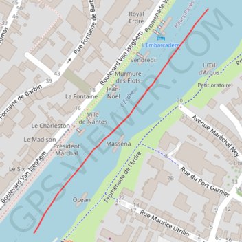 Itinéraire 2016-06-20_121949, distance, dénivelé, altitude, carte, profil, trace GPS
