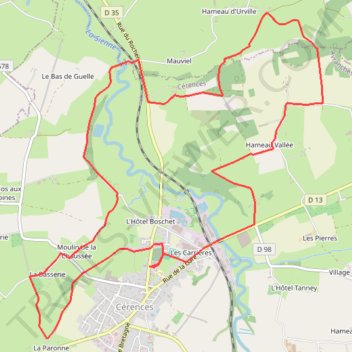 Itinéraire parcours 12 km, distance, dénivelé, altitude, carte, profil, trace GPS