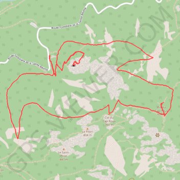 Itinéraire 10-FEV-16 11:54:02, distance, dénivelé, altitude, carte, profil, trace GPS