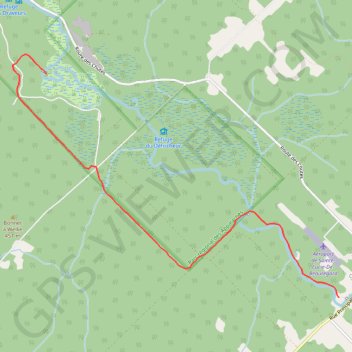 Itinéraire Parc Régional des Appalaches - 1er jour, distance, dénivelé, altitude, carte, profil, trace GPS