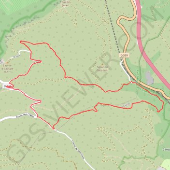 Itinéraire Pas de la Colle et Vallon de la Bécasse - Cassis, distance, dénivelé, altitude, carte, profil, trace GPS