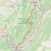 Itinéraire Grenoble Chambéry par le GR 9 et le GR 96, distance, dénivelé, altitude, carte, profil, trace GPS