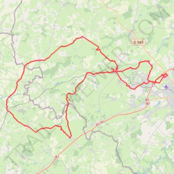 Itinéraire Circuit 12 Nov, distance, dénivelé, altitude, carte, profil, trace GPS