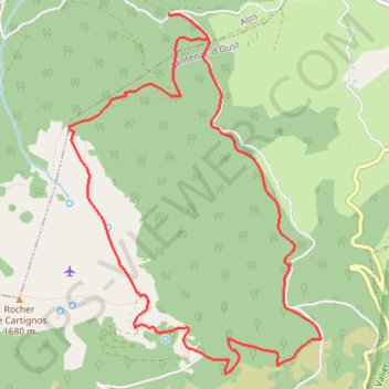 Itinéraire Le Relais du Bouirex, distance, dénivelé, altitude, carte, profil, trace GPS