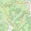 Itinéraire Le Causse de Sébrazac, distance, dénivelé, altitude, carte, profil, trace GPS